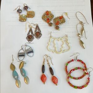 Colorful Assorted Earrings Set